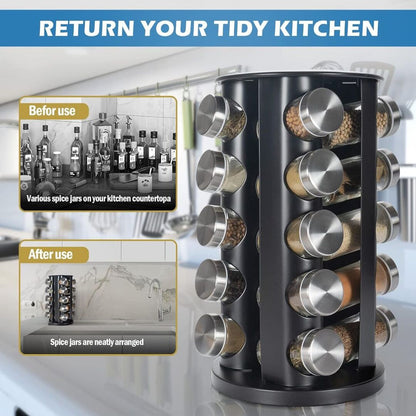 FlavorSpin | Slimme Draaibare Kruidenorganizer