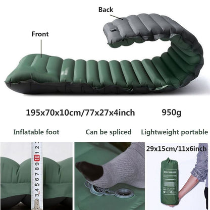TrailRest | Comfortabele Luchtmatras met Voetpomp