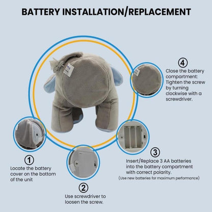 SnuggleElephant | Interactief Baby Speelgoed met Geluid