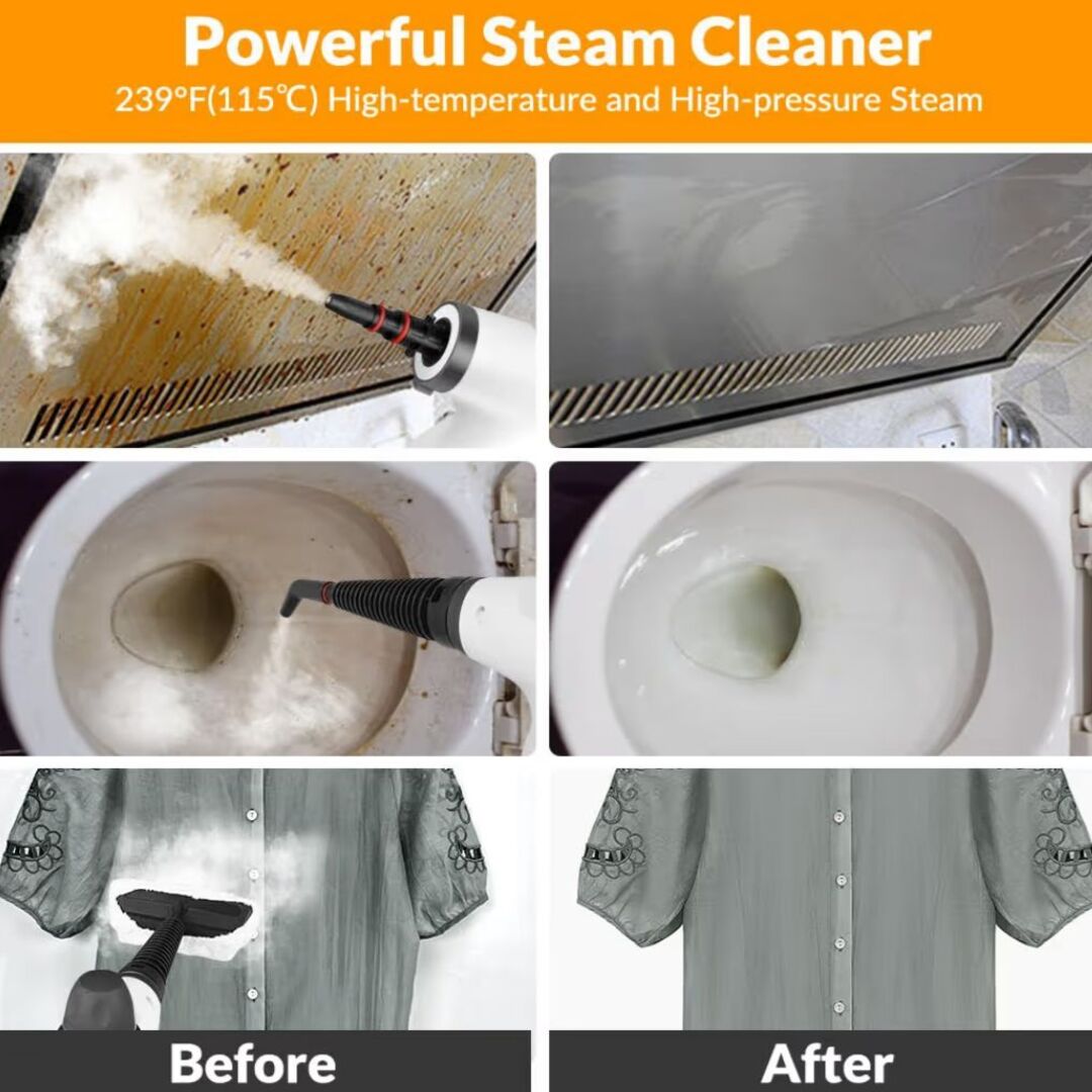 CleanSteam | Alles-in-één stoomreiniger zonder chemicaliën