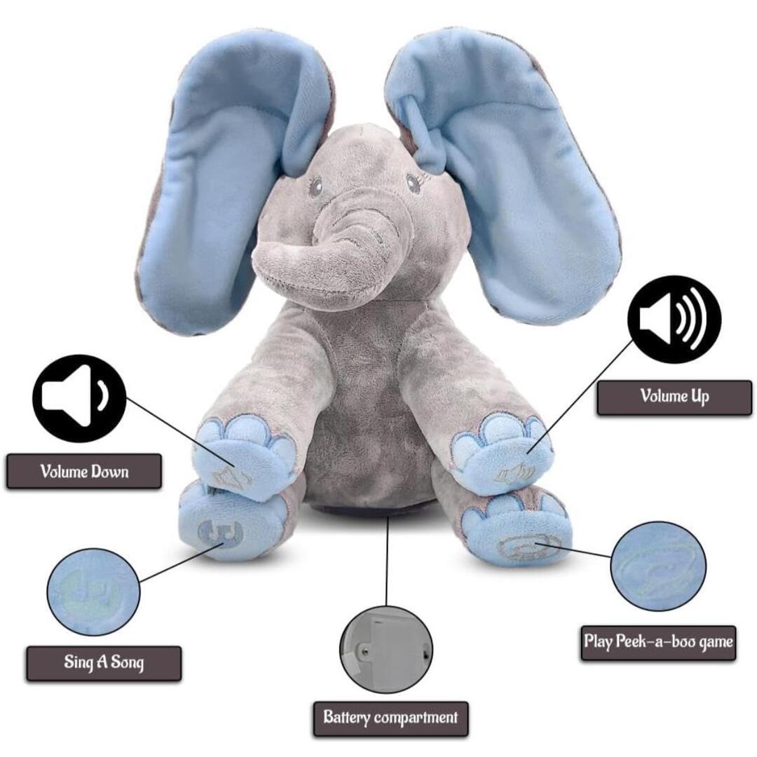 SnuggleElephant | Interactief Baby Speelgoed met Geluid