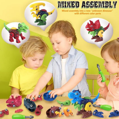 MechaDino | 3-in-1 Dinosaurus Bouwkit met Veilige Elektrische Boor