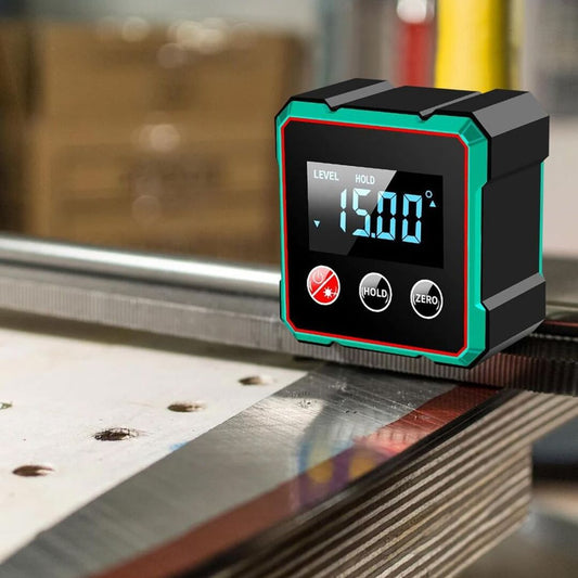 AngelPro Finder | Digitale Hoek- & Niveaumeter met Magnetische Laser