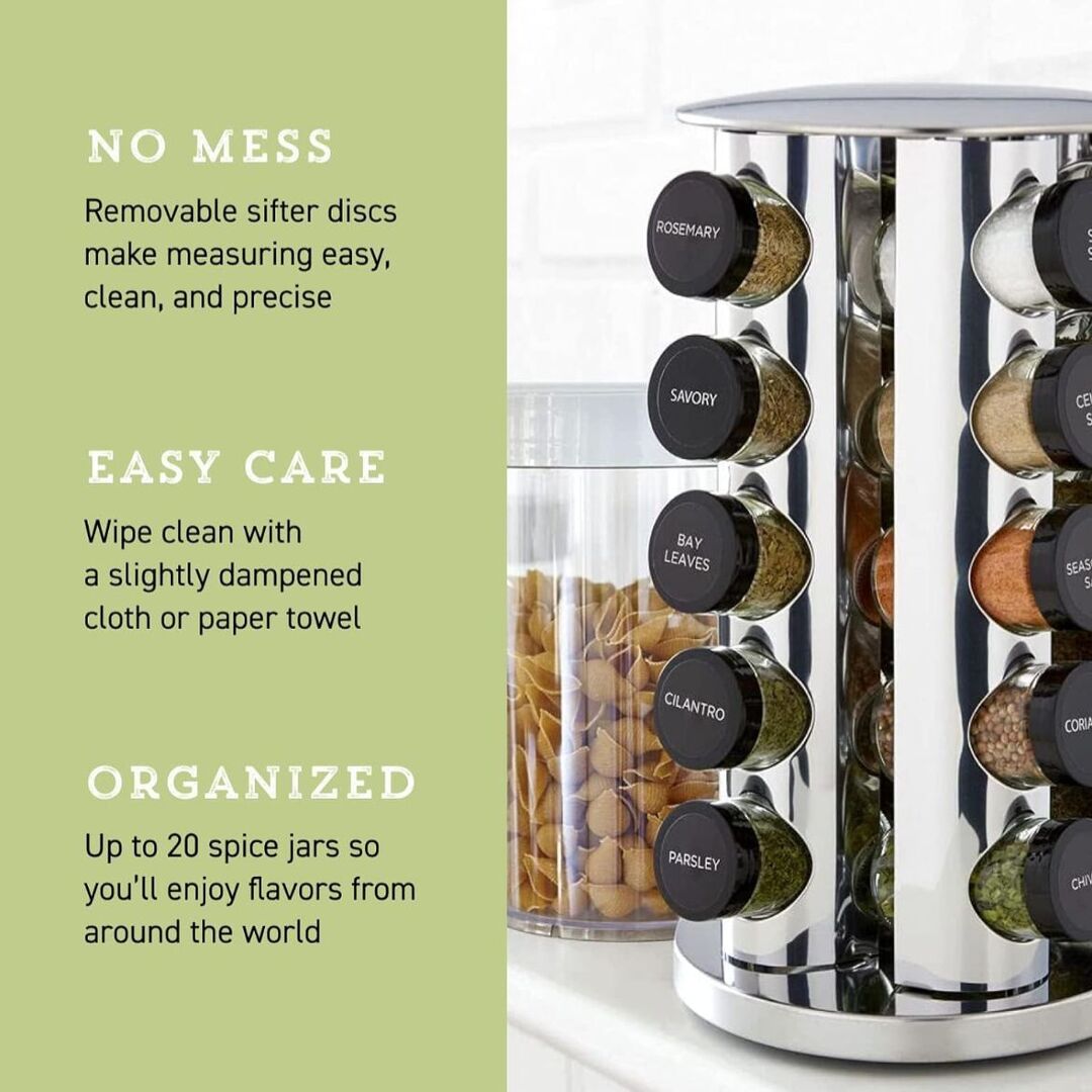 FlavorSpin | Slimme Draaibare Kruidenorganizer