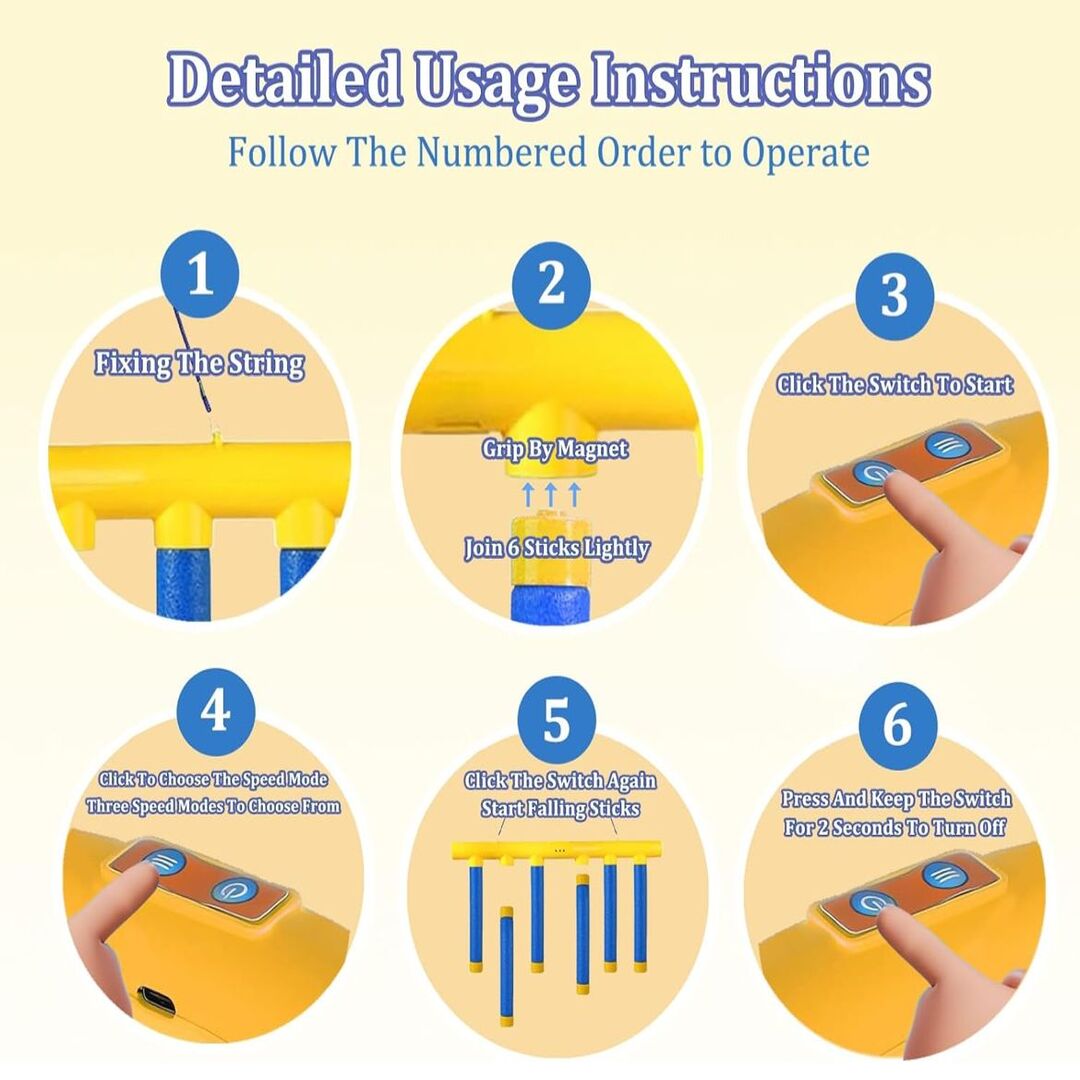 ReflexCatch | Vallende Staven Reactiespel voor Jong & Oud