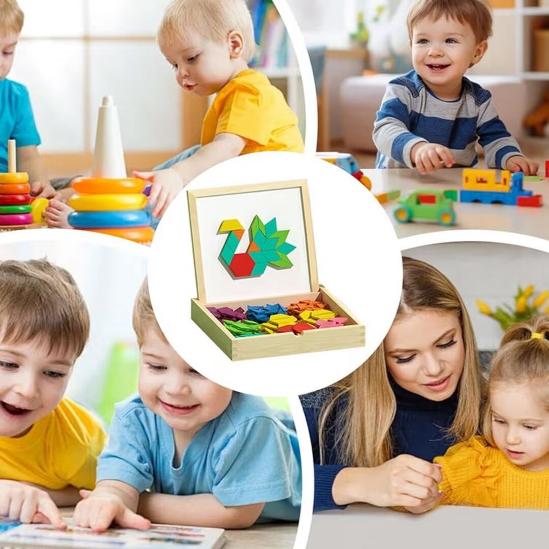 EduBlocks | 3-in-1 Magnetische Puzzel en Bouwset voor Slimme Ontwikkel ...