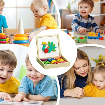 EduBlocks | 3-in-1 Magnetische Puzzel en Bouwset voor Slimme Ontwikkeling