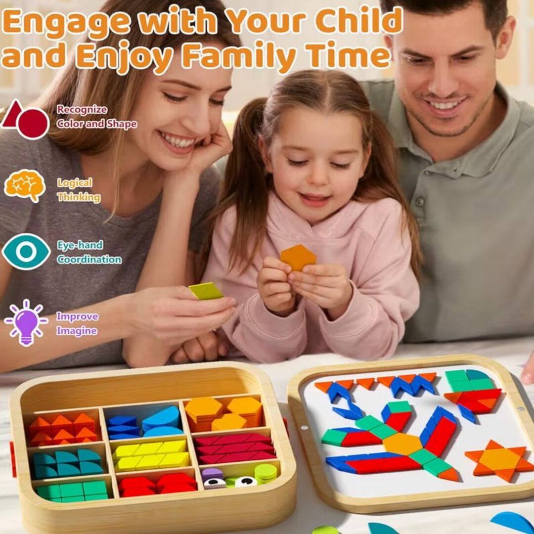 EduBlocks | 3-in-1 Magnetische Puzzel en Bouwset voor Slimme Ontwikkeling