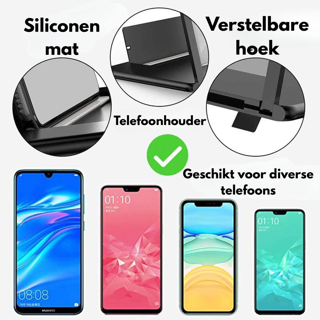 ScreenMax | Opvouwbare Mobiele Telefoon Schermvergroter 3D HD