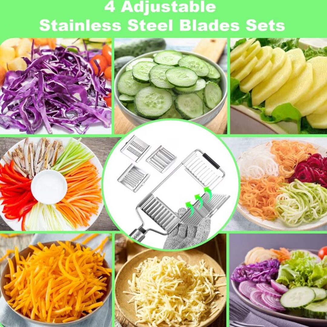 CutEase | Compacte 3-in-1 Snij- en Rasptool voor Dagelijks Gebruik