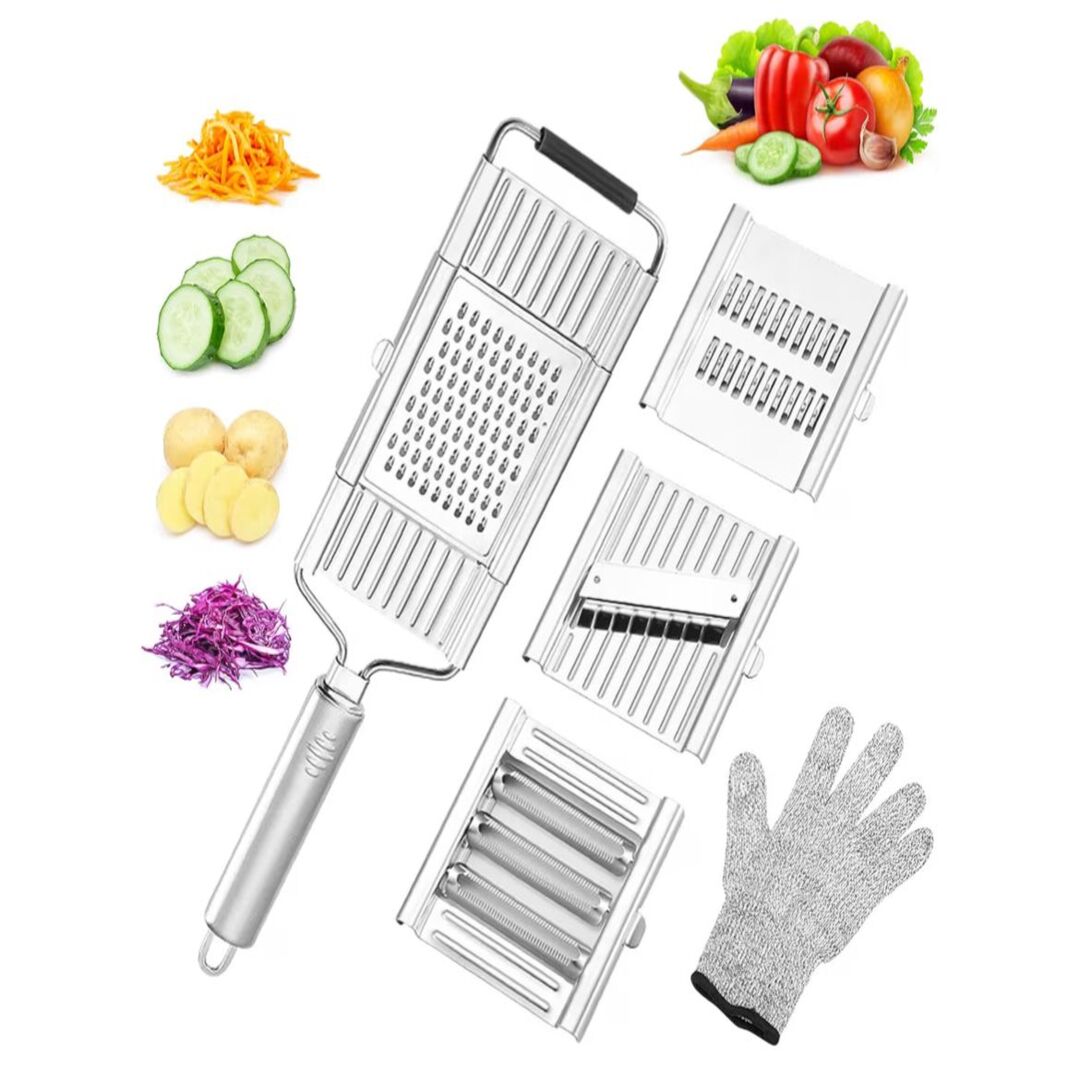 CutEase | Compacte 3-in-1 Snij- en Rasptool voor Dagelijks Gebruik