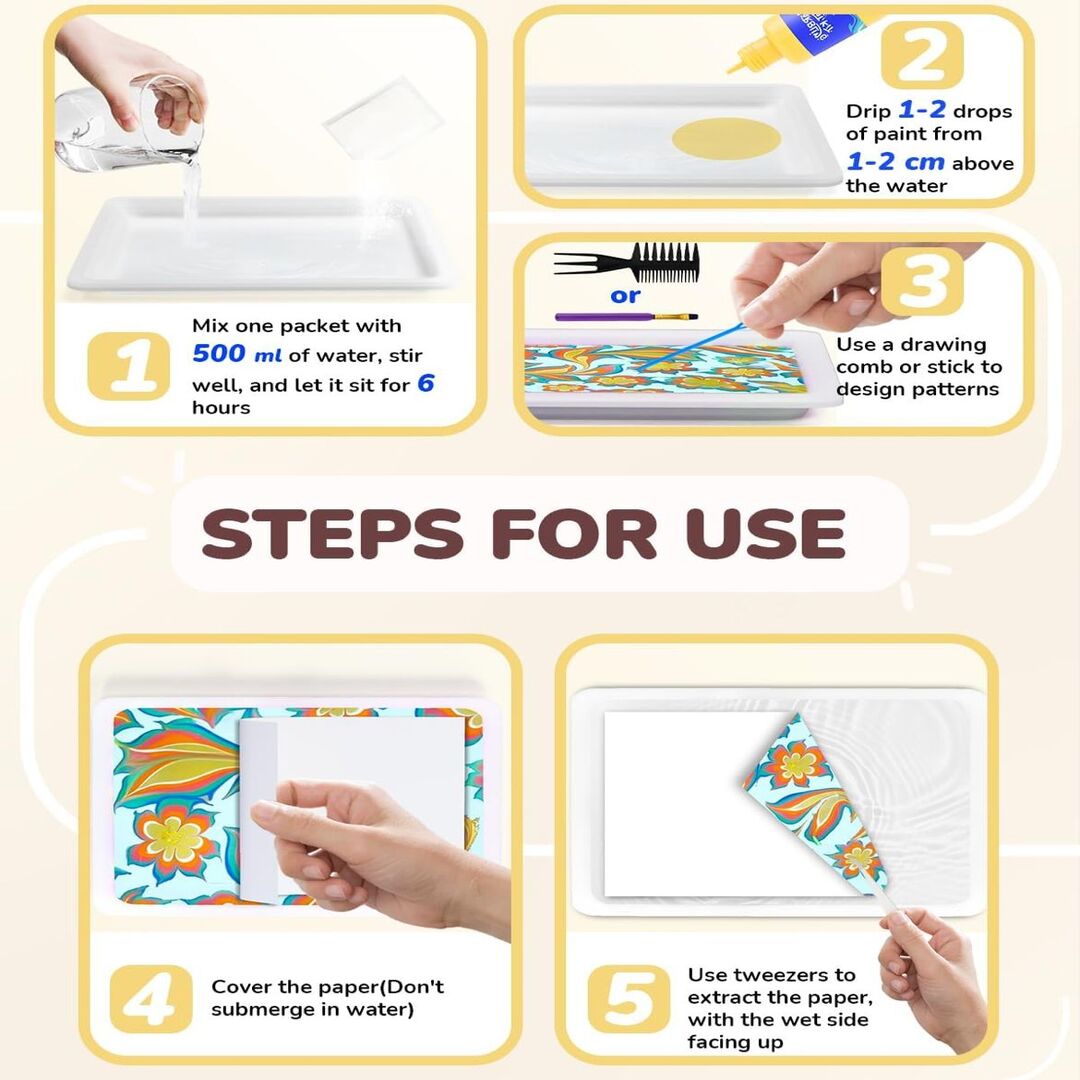 MarbleArt | Creatief Waterverf Spel voor Kinderen