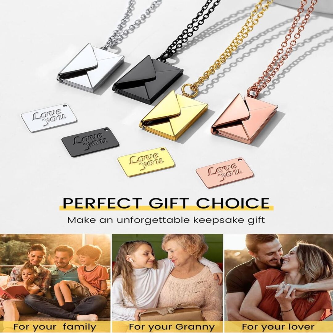 HeartEnvelope | Ketting met Verborgen Liefdesboodschap