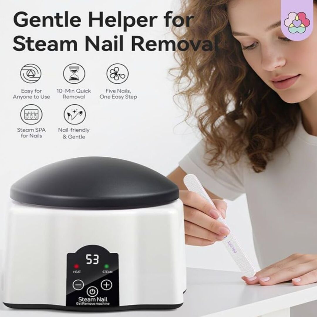 SteamNail | Moeiteloos Gel- & Acrylnagels Verwijderen met Stoom