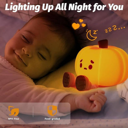 GlowPumpkin | Zachte LED Nachtlamp met Verstelbare Helderheid