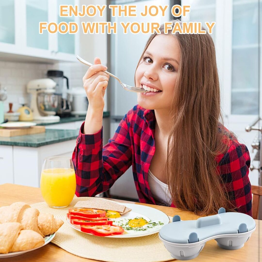 EasyPoach | Magnetron Eierkoker voor Luchtige, Perfecte Eieren