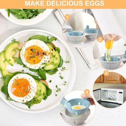 EasyPoach | Magnetron Eierkoker voor Luchtige, Perfecte Eieren
