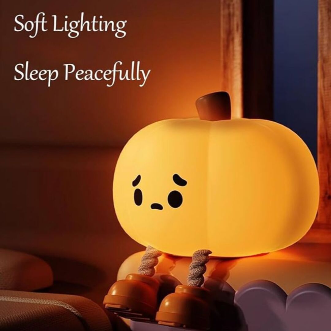 GlowPumpkin | Zachte LED Nachtlamp met Verstelbare Helderheid
