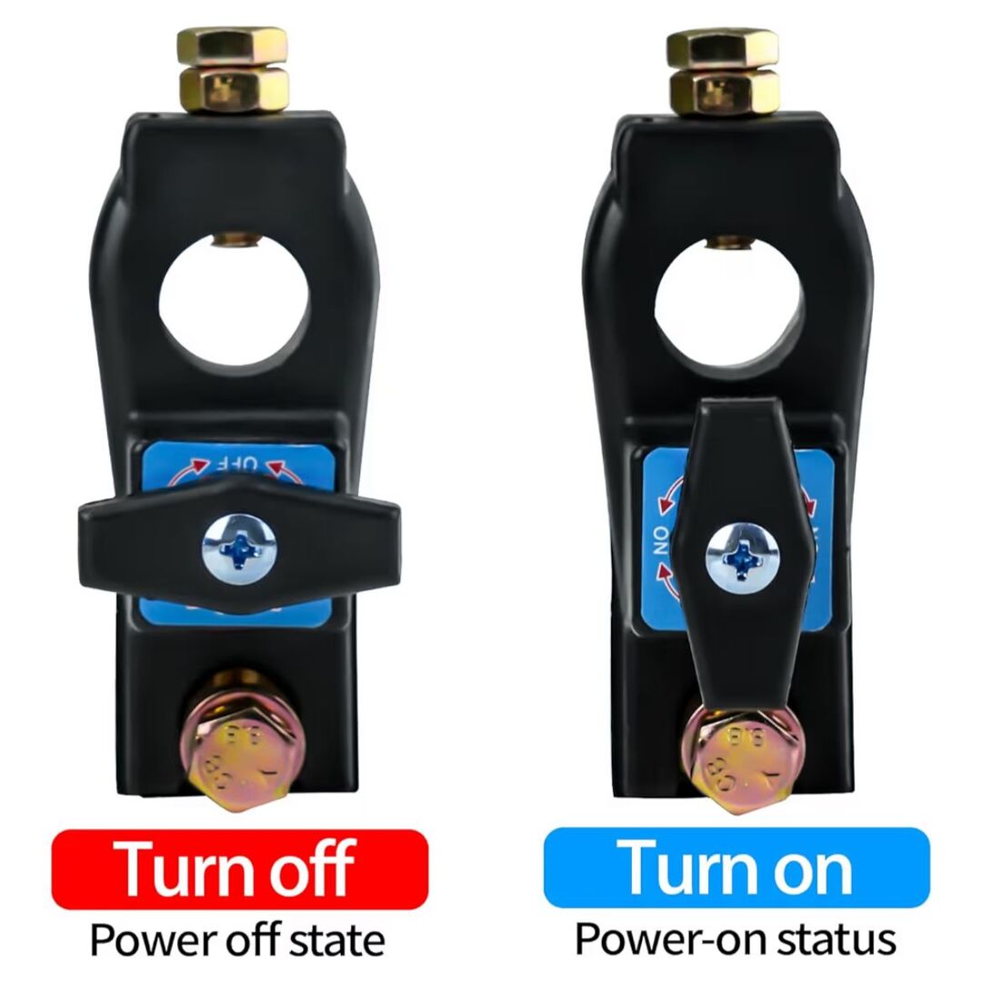 BatterySafe | Weerbestendige Accu Schakelaar voor Auto, Camper & Boot