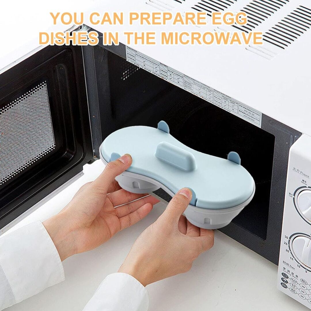 EasyPoach | Magnetron Eierkoker voor Luchtige, Perfecte Eieren