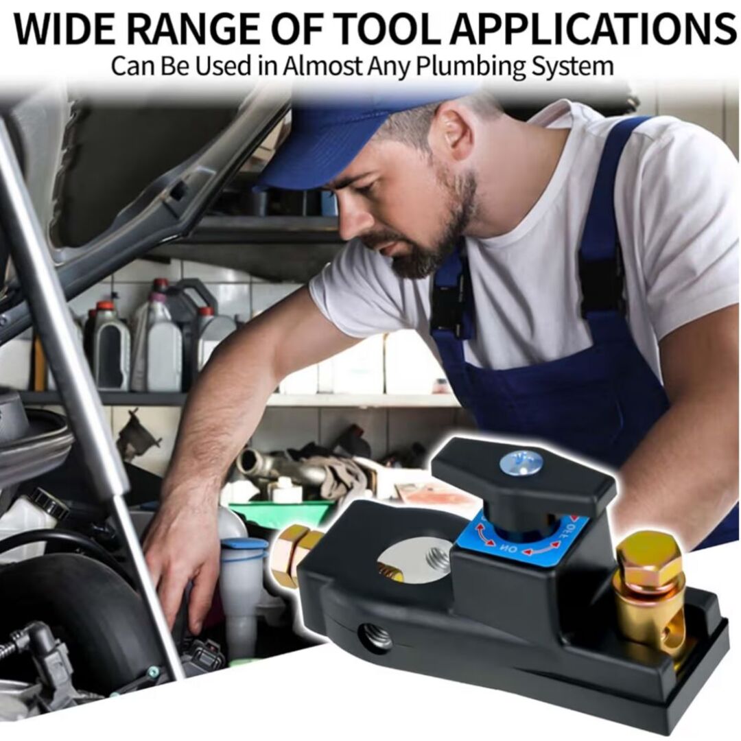 BatterySafe | Weerbestendige Accu Schakelaar voor Auto, Camper & Boot