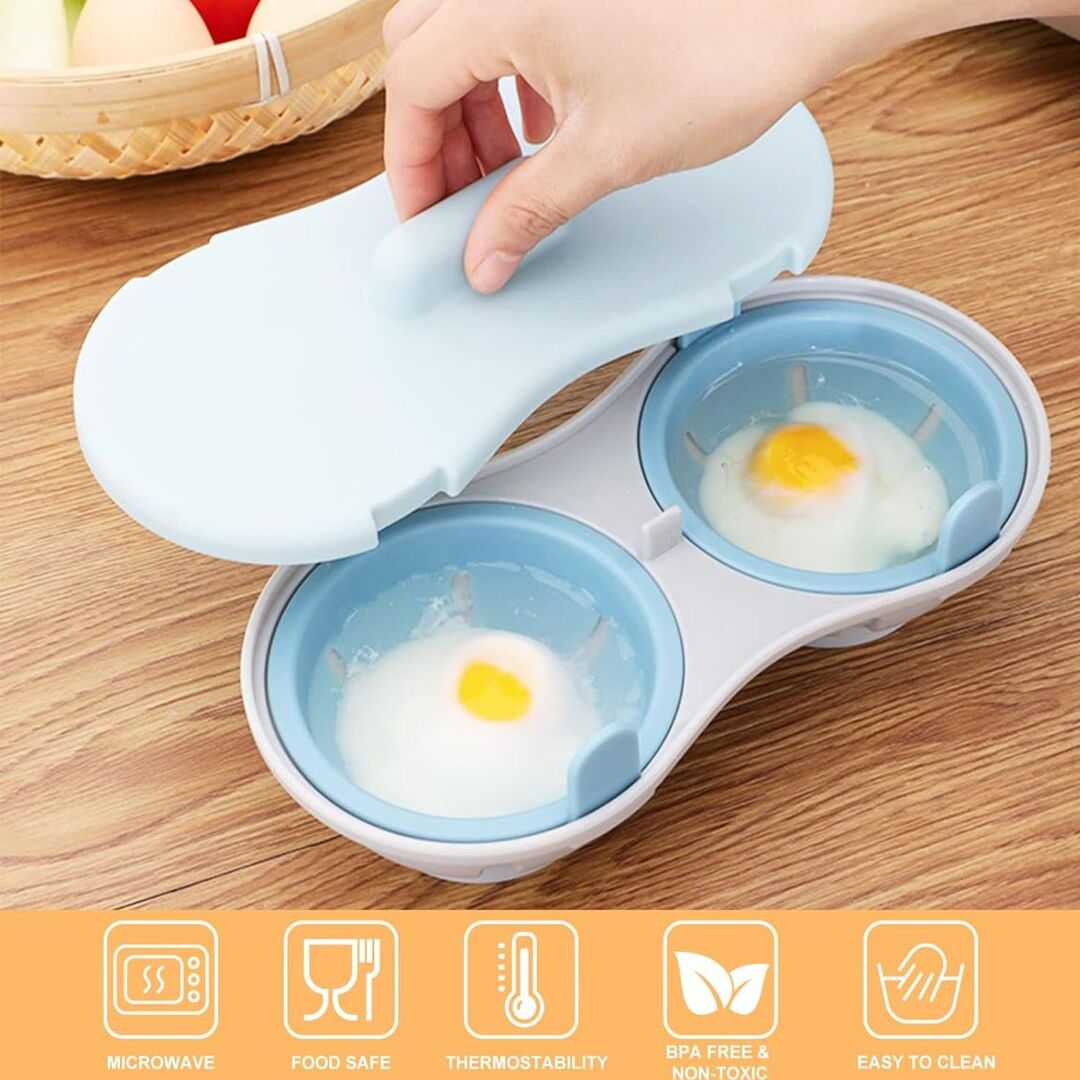 EasyPoach | Magnetron Eierkoker voor Luchtige, Perfecte Eieren
