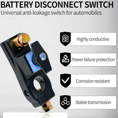 BatterySafe | Weerbestendige Accu Schakelaar voor Auto, Camper & Boot