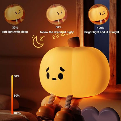 GlowPumpkin | Zachte LED Nachtlamp met Verstelbare Helderheid