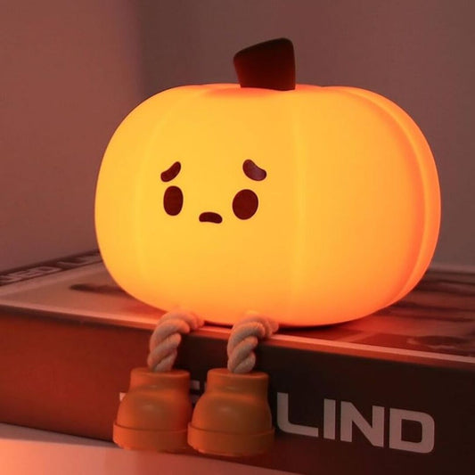 GlowPumpkin | Zachte LED Nachtlamp met Verstelbare Helderheid