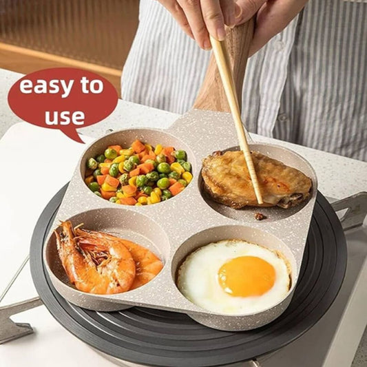 BreakfastPro | Antiaanbakpan voor Compleet Ontbijt in Een Beweging