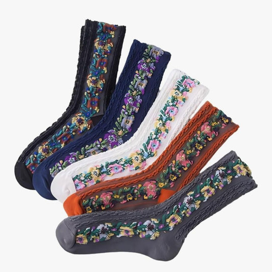 FloraStep | Elegante Bloemensokken voor Elke Outfit