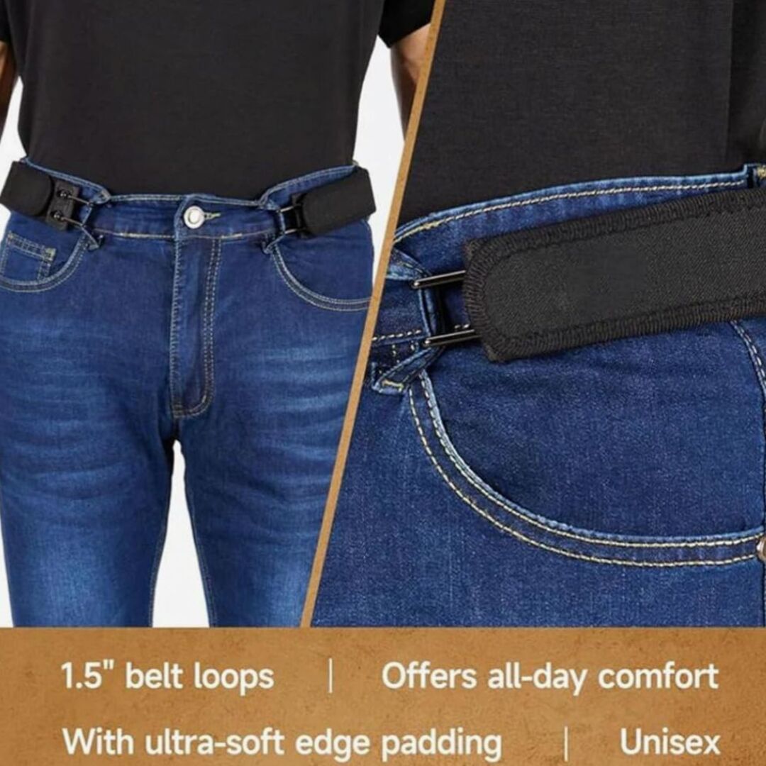 SlimHold | Elastische Clipband zonder Gesp voor Comfortabel Dagelijks Gebruik