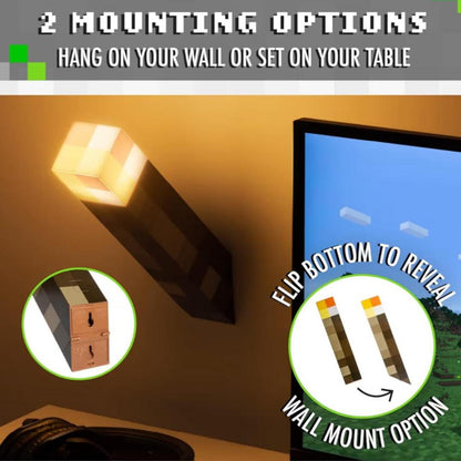MinecraftTorch | Verlicht je Kamer met Minecraft Magie
