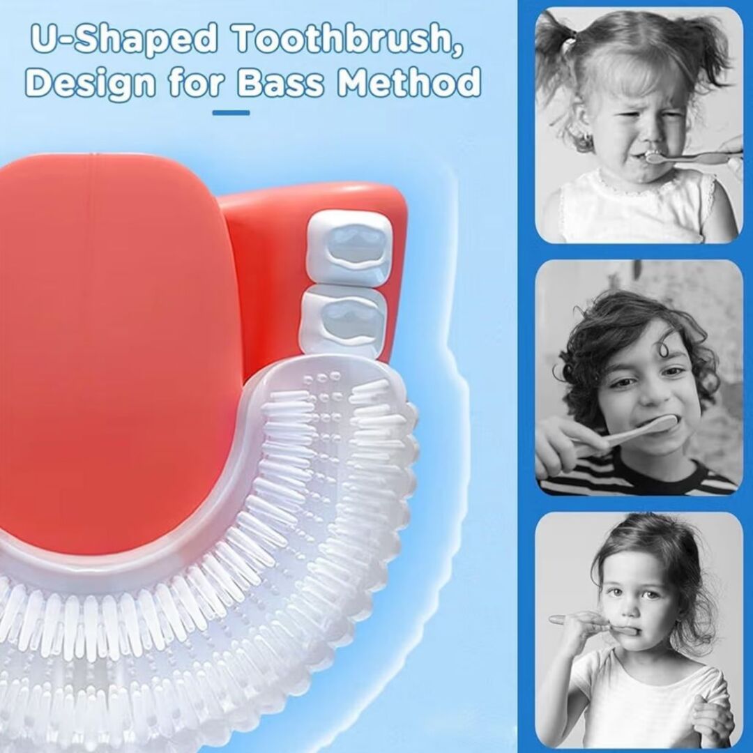 BrushFun | Zachte U-Vormige Tandenborstel voor Peuters en Kids