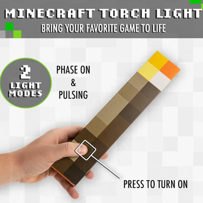 MinecraftTorch | Verlicht je Kamer met Minecraft Magie