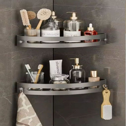 CornerRack | Stevige Hoek Organizer met Plakstrip of Schroefbevestiging