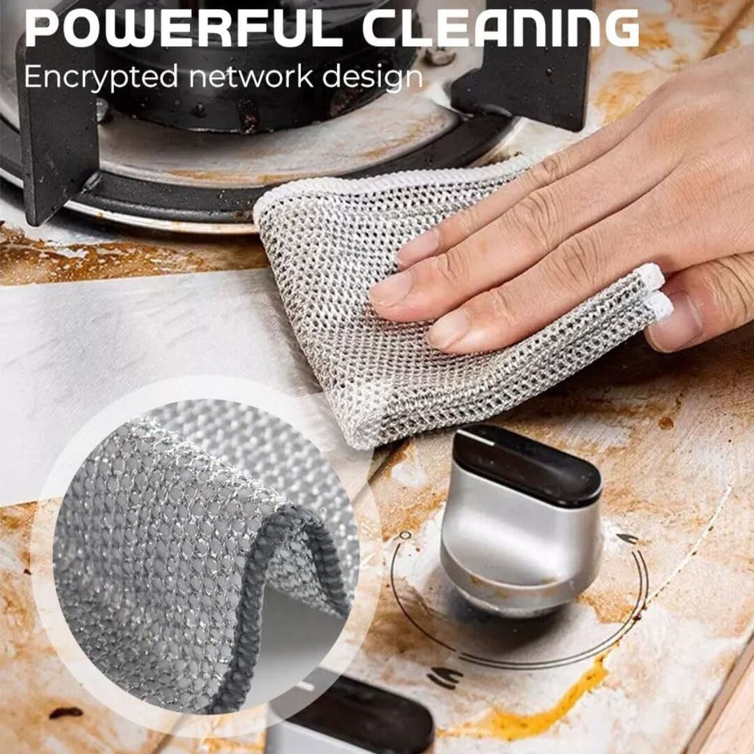 SteelScrub | Herbruikbare Vaatdoekjes voor Hardnekkig Vuil