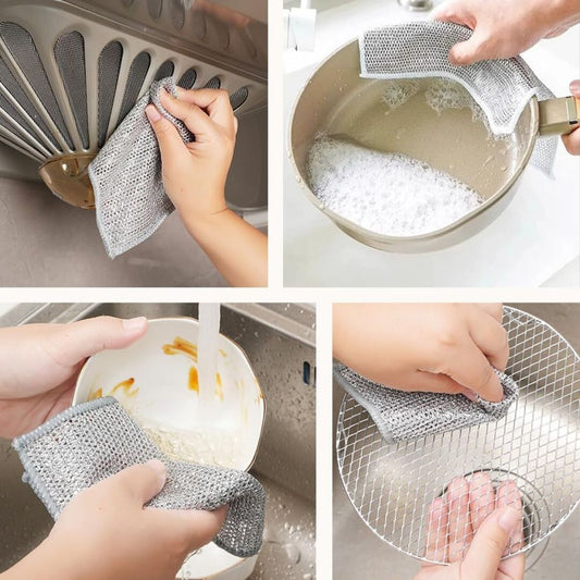 SteelScrub | Herbruikbare Vaatdoekjes voor Hardnekkig Vuil