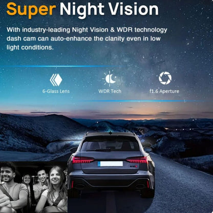 DriveGuard | 1080P Dashcam met Nachtzicht, Audio & Bewegingsdetectie