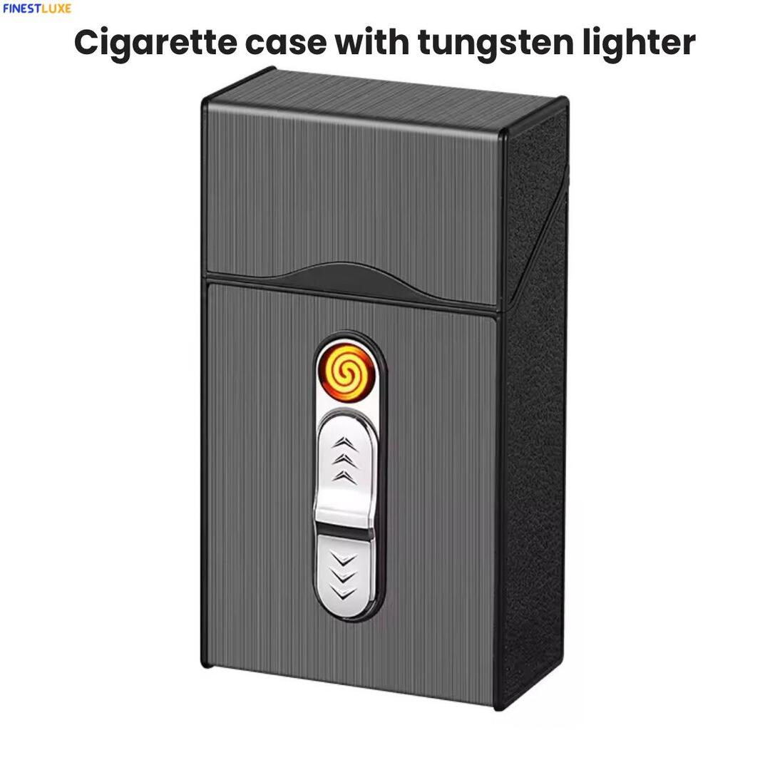 FlameGuard | Sigarettendoos met Ingebouwde USB-Aansteker