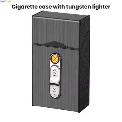 FlameGuard | Sigarettendoos met Ingebouwde USB-Aansteker