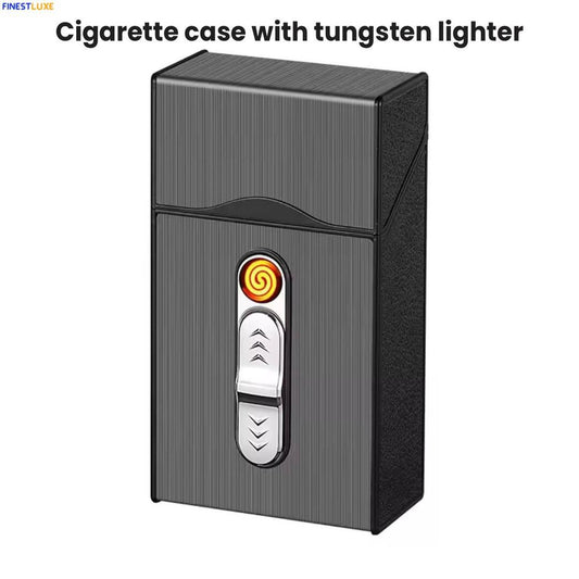 FlameGuard | Sigarettendoos met Ingebouwde USB-Aansteker