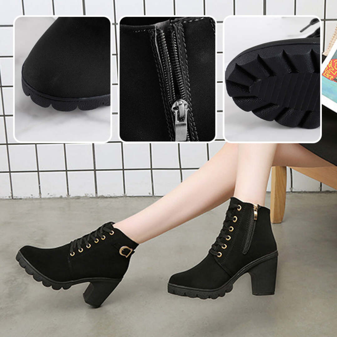 ChikStep Boots | Dameslaarzen met Blokhak & Dikke Zool voor Stijl en Comfort