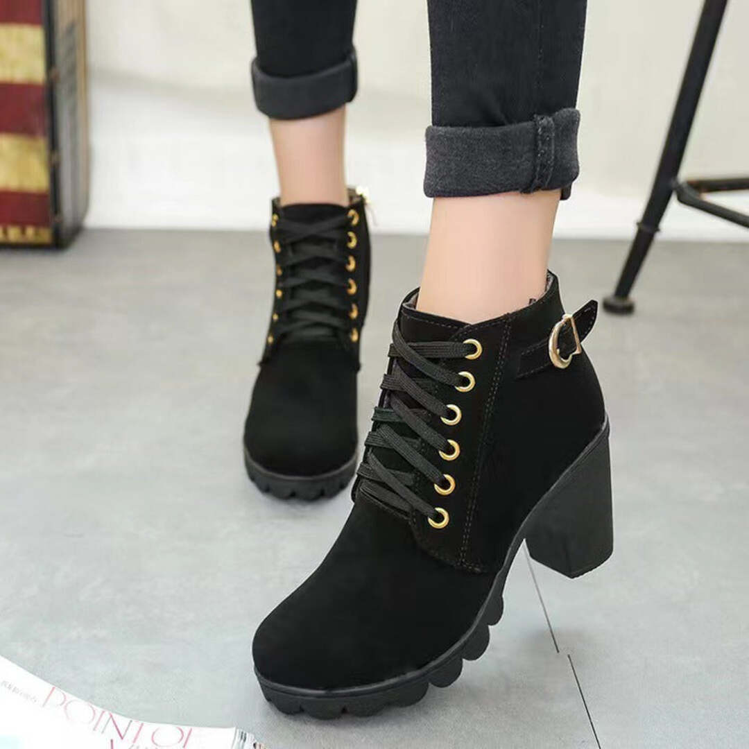 ChikStep Boots | Dameslaarzen met Blokhak & Dikke Zool voor Stijl en Comfort