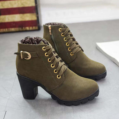 ChikStep Boots | Dameslaarzen met Blokhak & Dikke Zool voor Stijl en Comfort