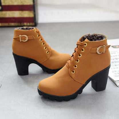 ChikStep Boots | Dameslaarzen met Blokhak & Dikke Zool voor Stijl en Comfort