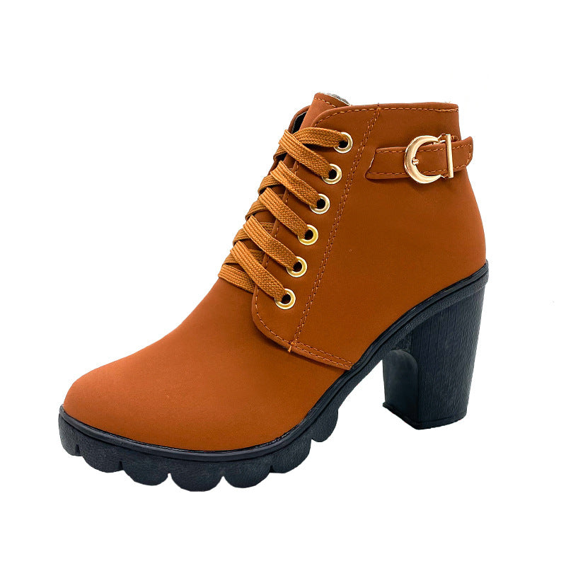 ChikStep Boots | Dameslaarzen met Blokhak & Dikke Zool voor Stijl en Comfort
