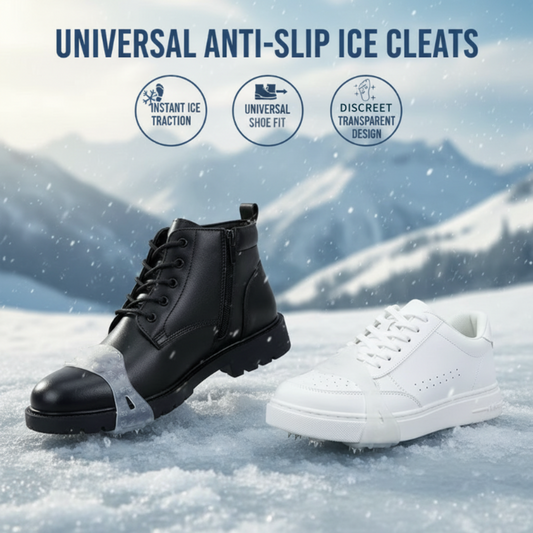 SnowSecure | Antislip Schoenhoes met 5 Stalen Spikes voor Veilige Winterstappen