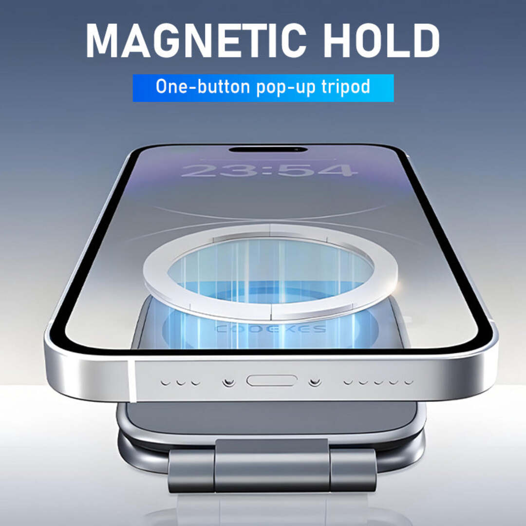 GripDrive | Ultra-Dunne Magnetische Telefoonhouder met 270° Verstelbaarheid