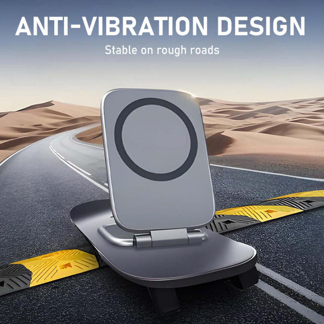 GripDrive | Ultra-Dunne Magnetische Telefoonhouder met 270° Verstelbaarheid